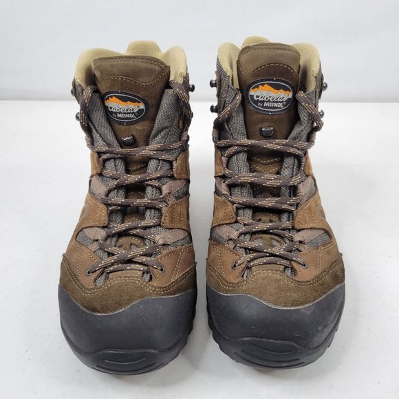 Cabela's by Meindl Pflege Brown Hunting Hiking Boots Men's US 10.5 EE 2E - Picture 2 of 9